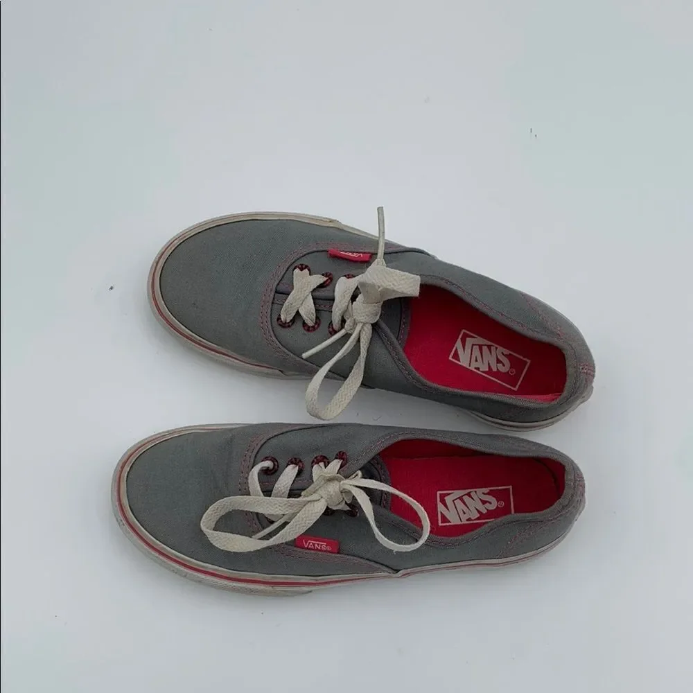 Vans Kids Sneakers Gray and Pink